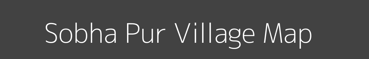 Map of Sobha Pur Village in Uttar Pradesh Image