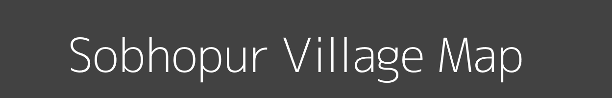 Map of Sobhopur Village in Uttar Pradesh Image