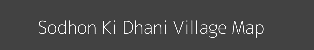 Map of Sodhon Ki Dhani Village in Rajasthan Image