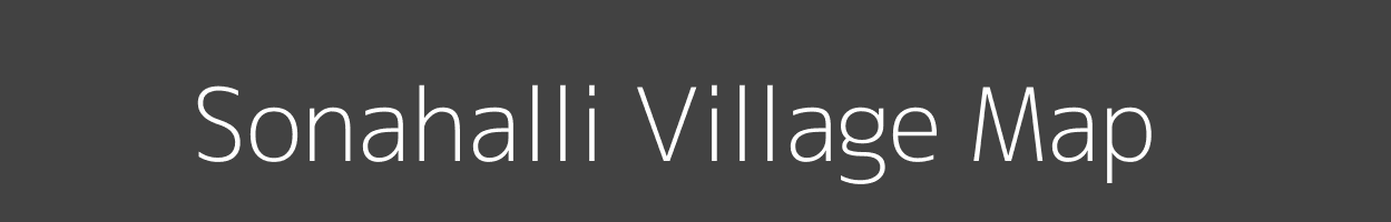 Map of Sonahalli Village in Karnataka Image