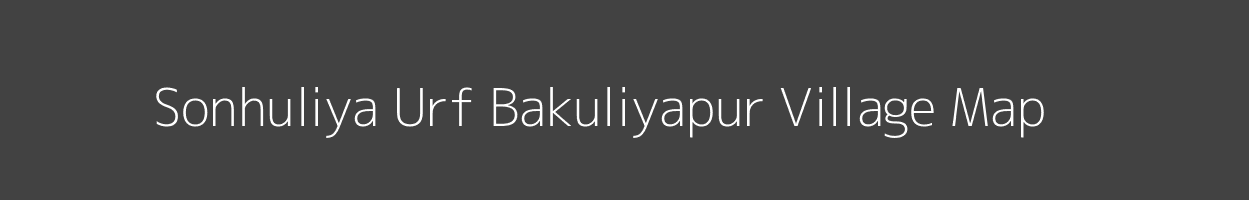 Map of Sonhuliya Urf Bakuliyapur Village in Uttar Pradesh Image