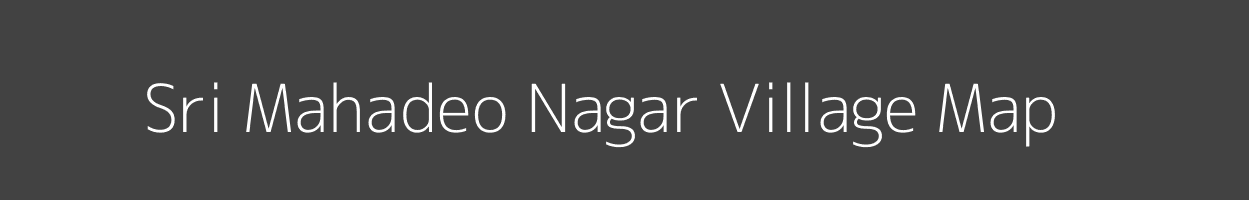 Map of Sri Mahadeo Nagar Village in Rajasthan Image