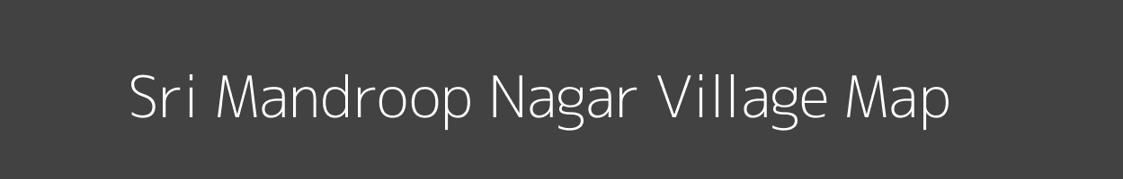 Map of Sri Mandroop Nagar Village in Rajasthan Image