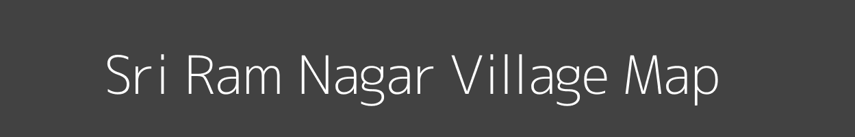 Map of Sri Ram Nagar Village in Rajasthan Image