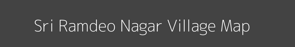 Map of Sri Ramdeo Nagar Village in Rajasthan Image