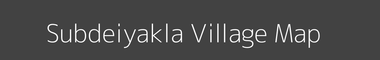Map of Subdeiyakla Village in Uttar Pradesh Image