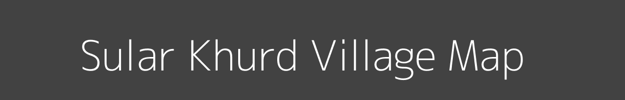 Map of Sular Khurd Village in Madhya Pradesh Image