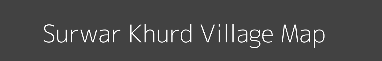 Map of Surwar Khurd Village in Uttar Pradesh Image