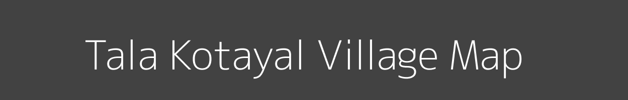 Map of Tala Kotayal Village in Uttar Pradesh Image