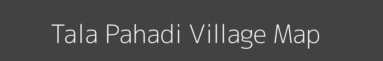 Map of Tala Pahadi Village in Madhya Pradesh Image