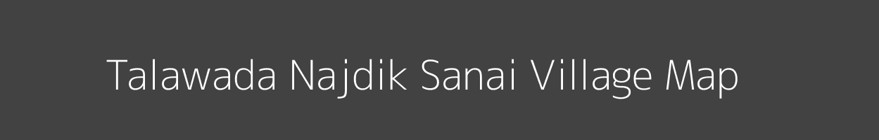 Map of Talawada Najdik Sanai Village in Madhya Pradesh Image