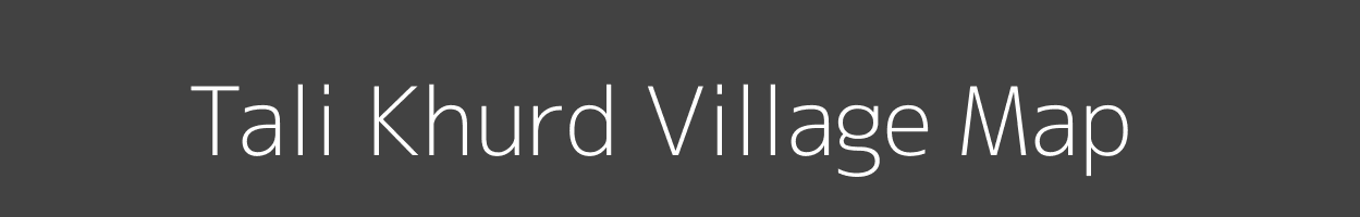 Map of Tali Khurd Village in Madhya Pradesh Image