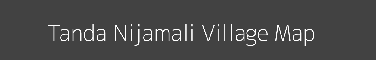 Map of Tanda Nijamali Village in Uttar Pradesh Image