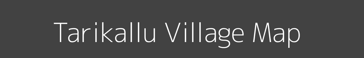 Map of Tarikallu Village in Karnataka Image