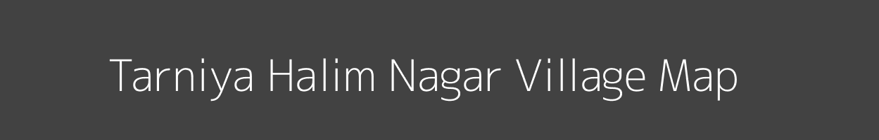 Map of Tarniya Halim Nagar Village in Bihar Image