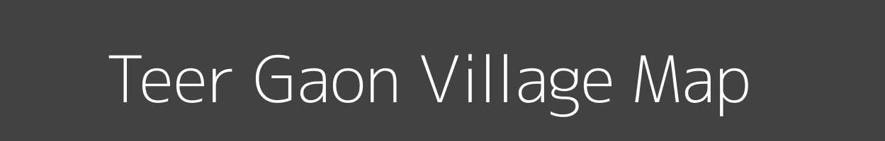 Map of Teer Gaon Village in Uttar Pradesh Image