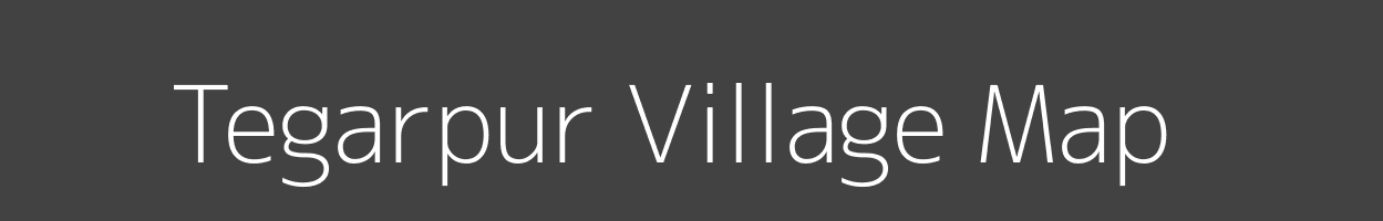 Map of Tegarpur Village in Uttar Pradesh Image