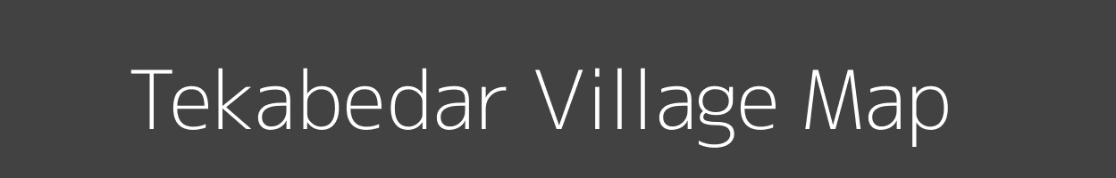 Map of Tekabedar Village in Maharashtra Image