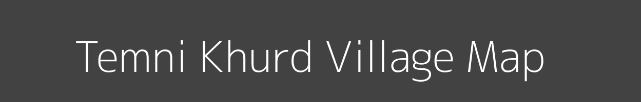 Map of Temni Khurd Village in Madhya Pradesh Image