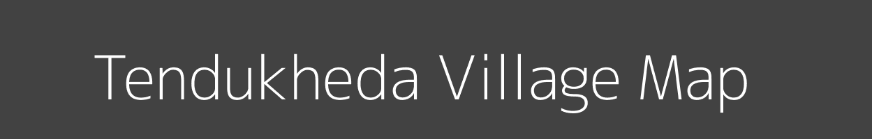 Map of Tendukheda Village in Madhya Pradesh Image