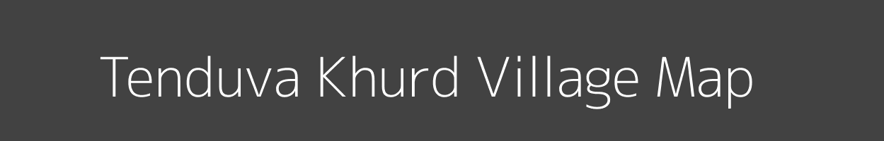 Map of Tenduva Khurd Village in Uttar Pradesh Image