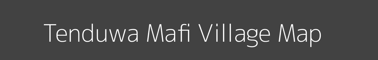 Map of Tenduwa Mafi Village in Uttar Pradesh Image