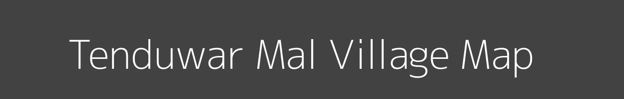 Map of Tenduwar Mal Village in Madhya Pradesh Image