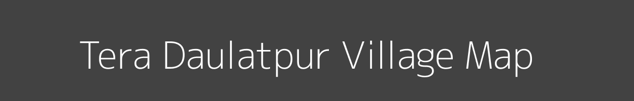 Map of Tera Daulatpur Village in Uttar Pradesh Image