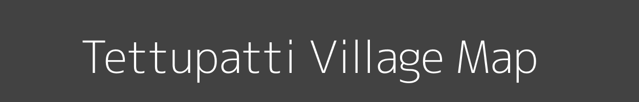 Map of Tettupatti Village in Tamil Nadu Image