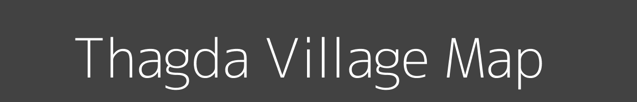 Map of Thagda Village in Uttar Pradesh Image