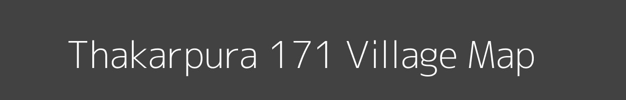 Map of Thakarpura 171 Village in Punjab Image