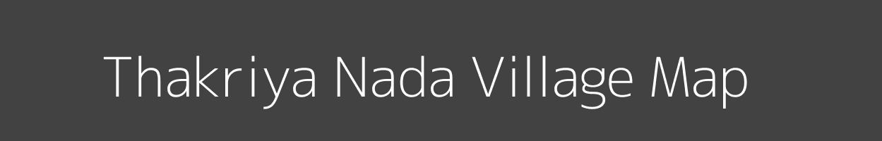 Map of Thakriya Nada Village in Rajasthan Image