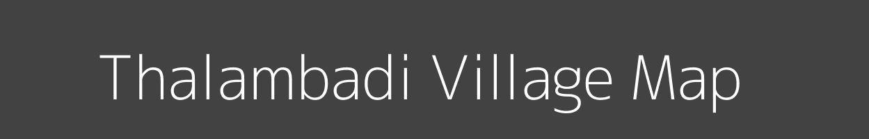 Map of Thalambadi Village in Tamil Nadu Image