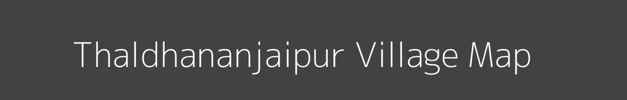 Map of Thaldhananjaipur Village in Uttar Pradesh Image