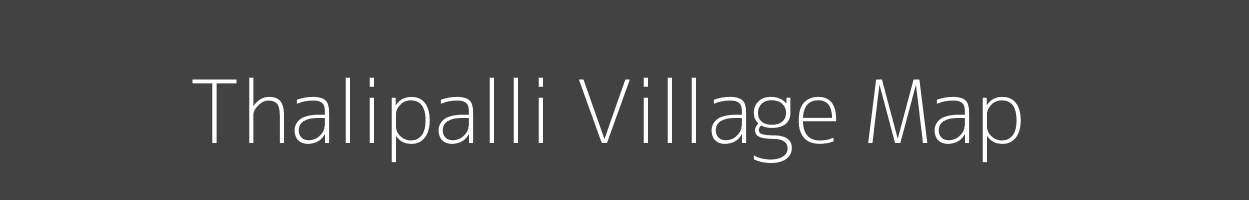 Map of Thalipalli Village in Tamil Nadu Image