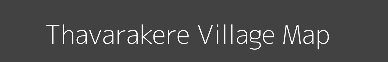Map of Thavarakere Village in Karnataka Image