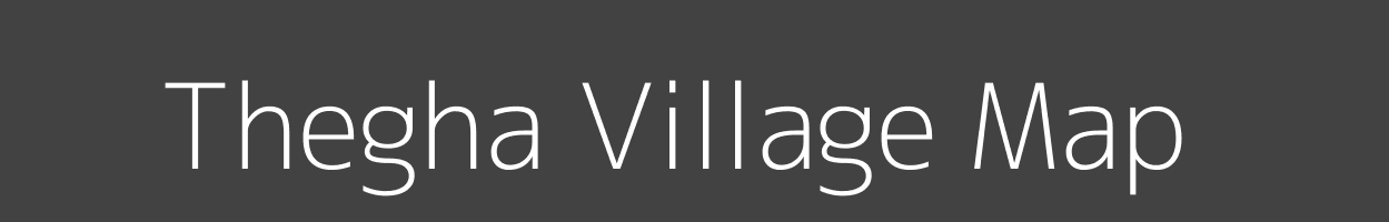 Map of Thegha Village in Uttar Pradesh Image