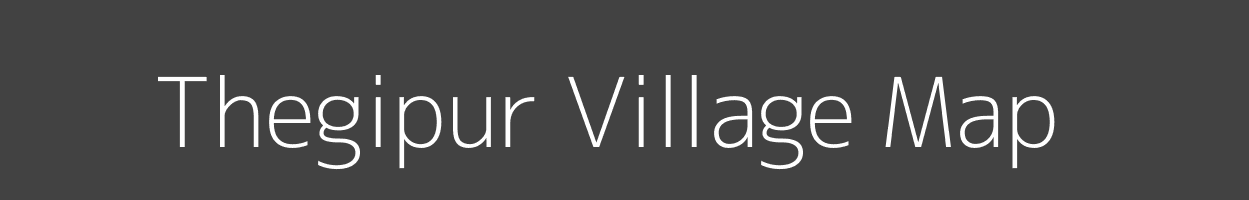 Map of Thegipur Village in Uttar Pradesh Image