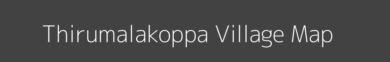 Map of Thirumalakoppa Village in Karnataka Image