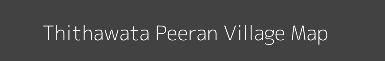 Map of Thithawata Peeran Village in Rajasthan Image