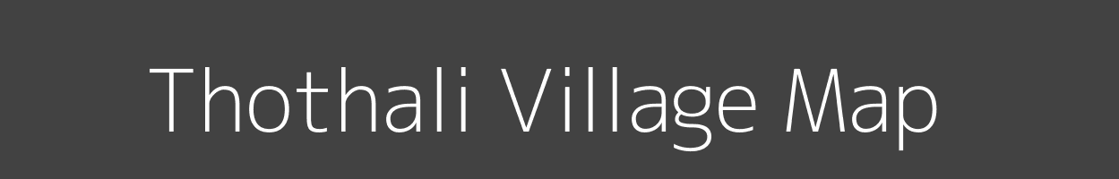 Map of Thothali Village in Jammu and Kashmir Image