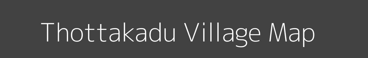 Map of Thottakadu Village in Tamil Nadu Image