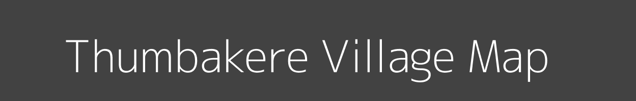 Map of Thumbakere Village in Karnataka Image
