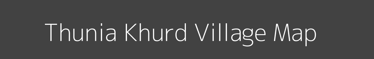 Map of Thunia Khurd Village in Uttar Pradesh Image