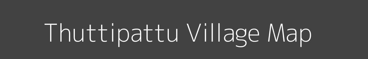 Map of Thuttipattu Village in Tamil Nadu Image