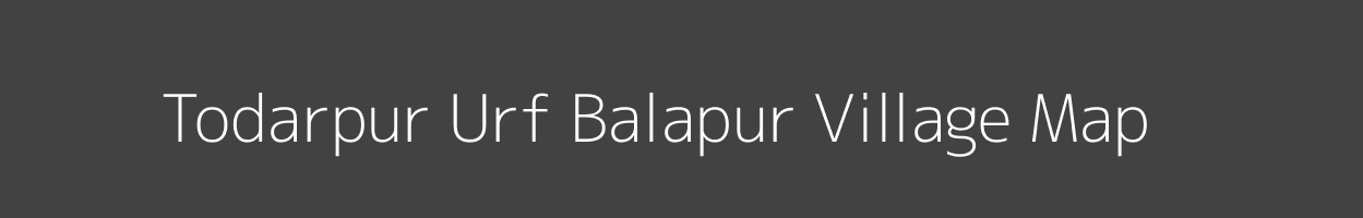 Map of Todarpur Urf Balapur Village in Uttar Pradesh Image