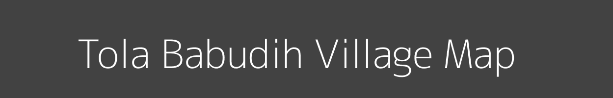 Map of Tola Babudih Village in Bihar Image