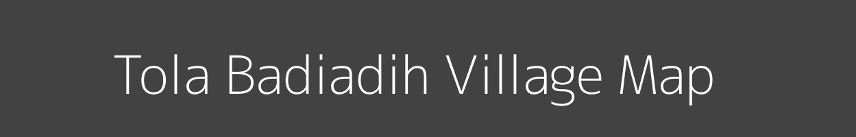 Map of Tola Badiadih Village in Bihar Image