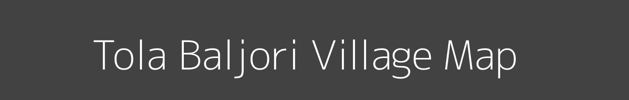 Map of Tola Baljori Village in Bihar Image