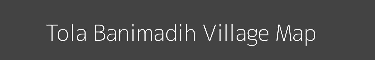 Map of Tola Banimadih Village in Bihar Image